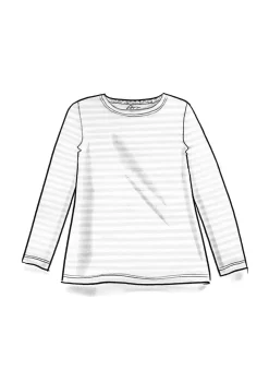 Basic-Streifenshirt aus Bio-Baumwolle