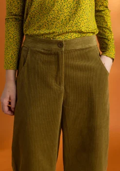 Cordhose aus Bio-Baumwolle/Elasthan