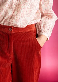 Cordhose aus Bio-Baumwolle/Elasthan