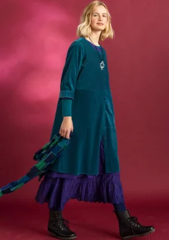 Cordkleid aus Bio-Baumwolle/Elasthan