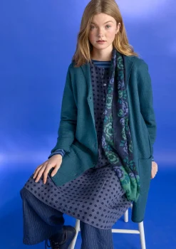 Gestrickter Blazer aus gefilzter Bio-Wolle