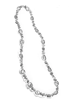 Halskette „Strandfynd“ aus Recycling-Glas/Recycling-Keramik