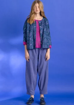 Hose aus Bio-Baumwolldobby