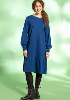 Jerseykleid aus Bio-Baumwolle/Leinen