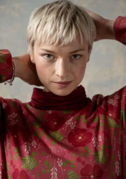 Jerseykleid „Höstanemone“ aus Bio-Baumwolle/Modal