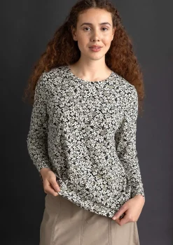 Jerseyshirt „Ylva“ aus Bio-Baumwolle/Elasthan