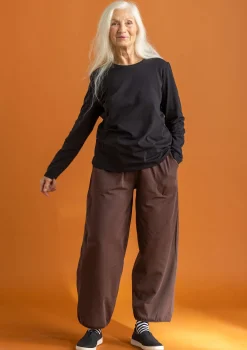 Jerseyshirt „Ylva“ aus Bio-Baumwolle/Elasthan