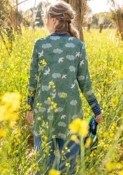 Jerseytunika „Flyttfågel“ aus Bio-Baumwolle