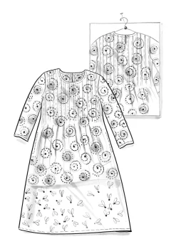 Kleid „Clay“ aus Bio-Baumwollgewebe