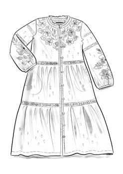 Kleid „Åland“ aus Bio-Baumwollgewebe