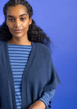 Langstrickjacke aus Alpakagemisch