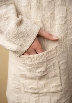 Langstrickjacke „Capella“ aus Lammwolle