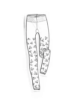 Leggings „Fjät“ aus Recycling-Polyamid