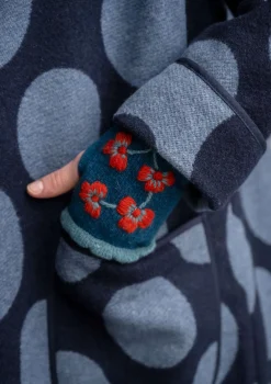 Mantel „Stone“ aus Wollmischgewebe