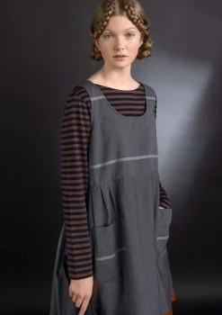 Schürzenkleid „Ava“ aus Bio-Baumwollgewebe