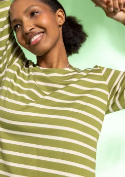 Streifenshirt aus Bio-Baumwolle/Modal