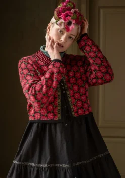 Strickjacke „Anemone“ aus Bio-Wolle