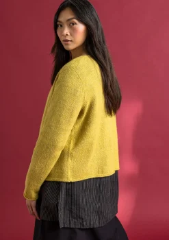 Strickjacke aus Alpakagemisch