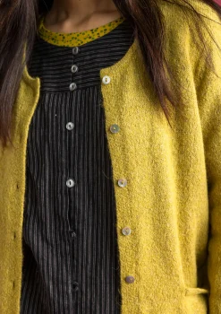 Strickjacke aus Alpakagemisch