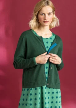 Strickjacke aus Bio-/Recycling-Baumwolle
