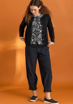 Strickjacke aus Bio-/Recycling-Baumwolle