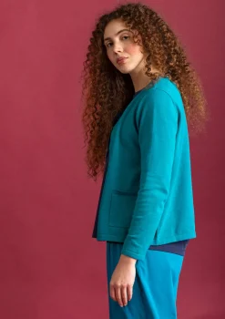 Strickjacke aus Bio-/Recycling-Baumwolle