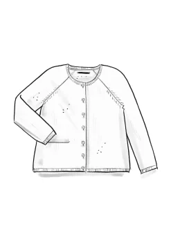 Strickjacke aus Bio-Wolle