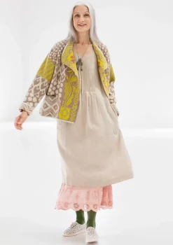 Strickjacke „Viktoria“ aus Baumwolle/Lammwolle