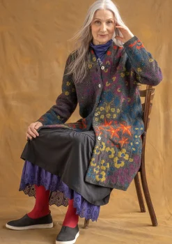 Strickmantel „Saga“ aus Recycling-Wolle