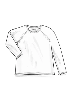 Strickpullover aus Bio-/Recycling-Baumwolle