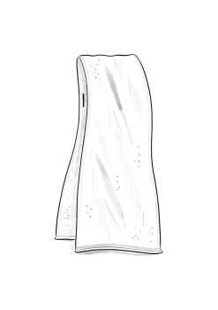 Strickschal aus Alpakagemisch