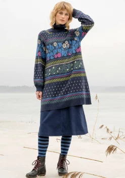 Stricktunika „Borealis“ aus Bio- und Recycling-Baumwolle/Wolle