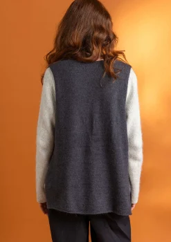 Strickweste aus Alpakagemisch