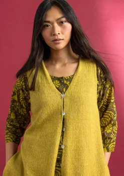 Strickweste aus Alpakagemisch