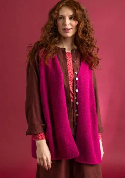 Strickweste aus Alpakagemisch