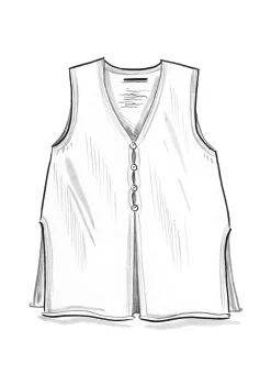 Strickweste aus Alpakagemisch