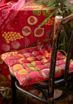 Stuhlkissen „Fruits“ aus Bio-Baumwolle