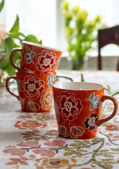 Teetasse „Wild rose“ aus Keramik