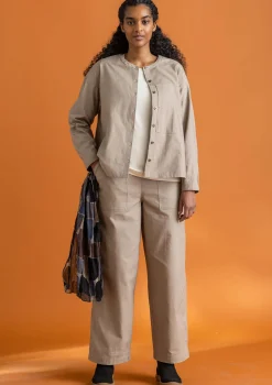 Twillbluse aus Bio-Baumwolle