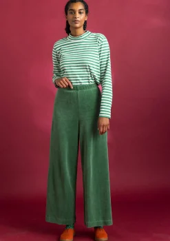 Velourshose aus Bio-Baumwolle/Recycling-Polyester