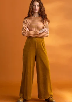 Velourshose aus Bio-Baumwolle/Recycling-Polyester