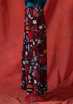 Velourshose „Fyrverkeri“ aus Bio-Baumwolle/Recycling-Polyester