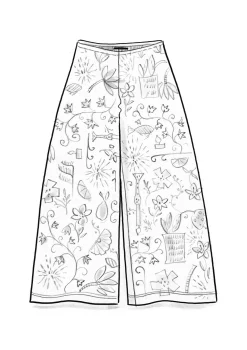 Velourshose „Fyrverkeri“ aus Bio-Baumwolle/Recycling-Polyester