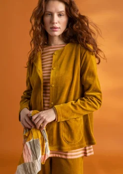 Veloursjacke aus Bio-Baumwolle/Recycling-Polyester