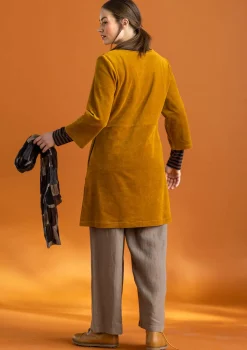 Velourstunika aus Bio-Baumwolle/Recycling-Polyester