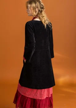 Velourstunika aus Bio-Baumwolle/Recycling-Polyester