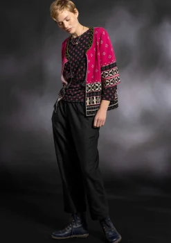 Webhose aus Bio-Baumwolle/Leinen