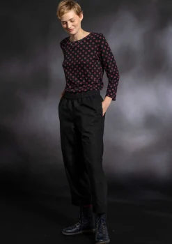 Webhose aus Bio-Baumwolle/Leinen