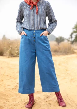 Webhose aus Leinen/Bio-Baumwolle