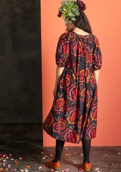Webkleid „Great Rose“ aus Bio-Baumwolle/Seide